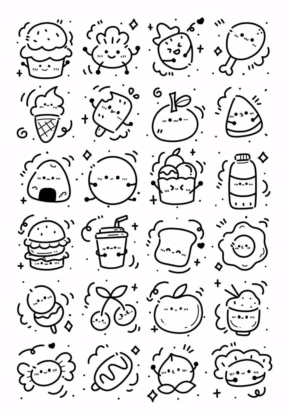 100+ hình vẽ cute đơn giản ngộ nghĩnh