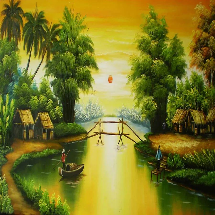 100+ tranh phong cảnh đơn giản thanh lịch nhất · ảnh 2