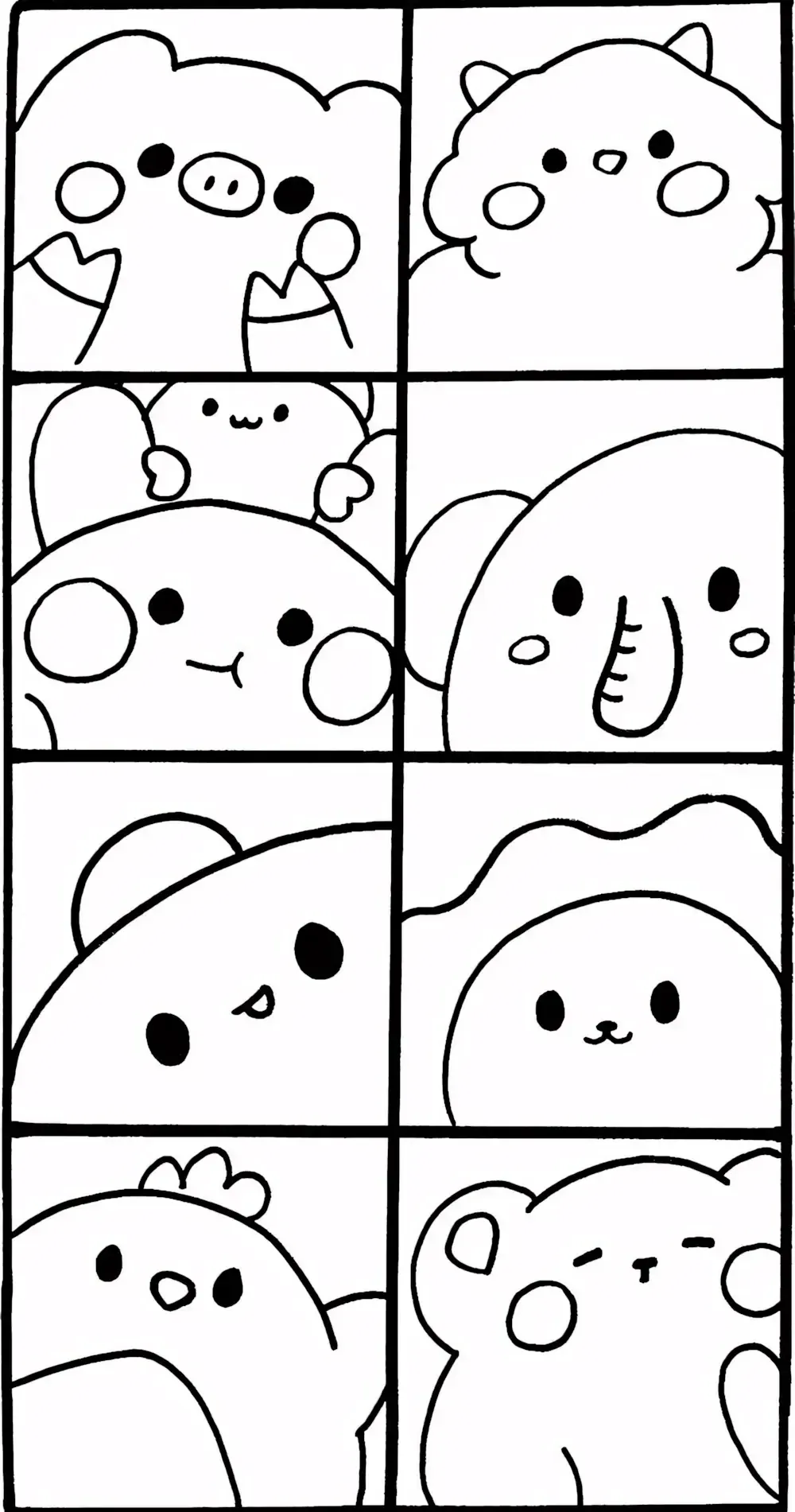 300+ hình vẽ cute đơn giản ngộ nghĩnh