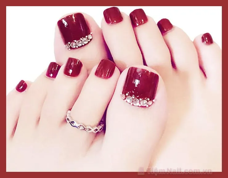 50+ ảnh mẫu nail chân đẹp thanh lịch, sang trọng · ảnh 1