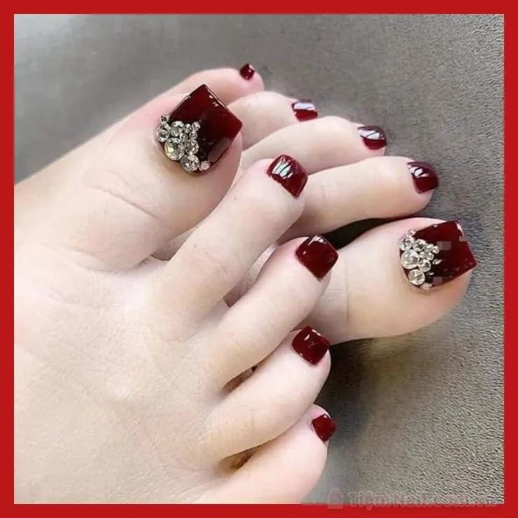 54 ảnh mẫu nail chân đẹp đa phong cách, tinh tế · ảnh 2