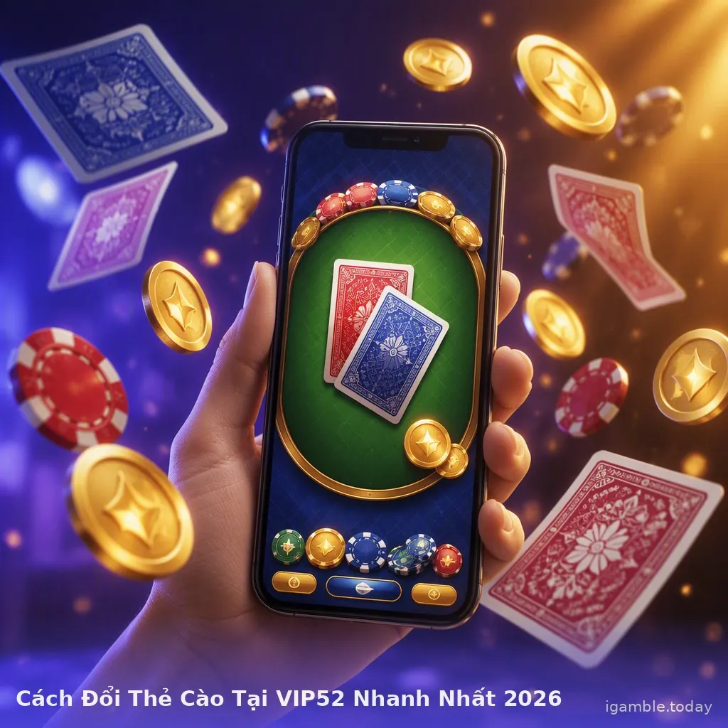 Cách Đổi Thẻ Cào Tại VIP52 Nhanh Nhất 2026