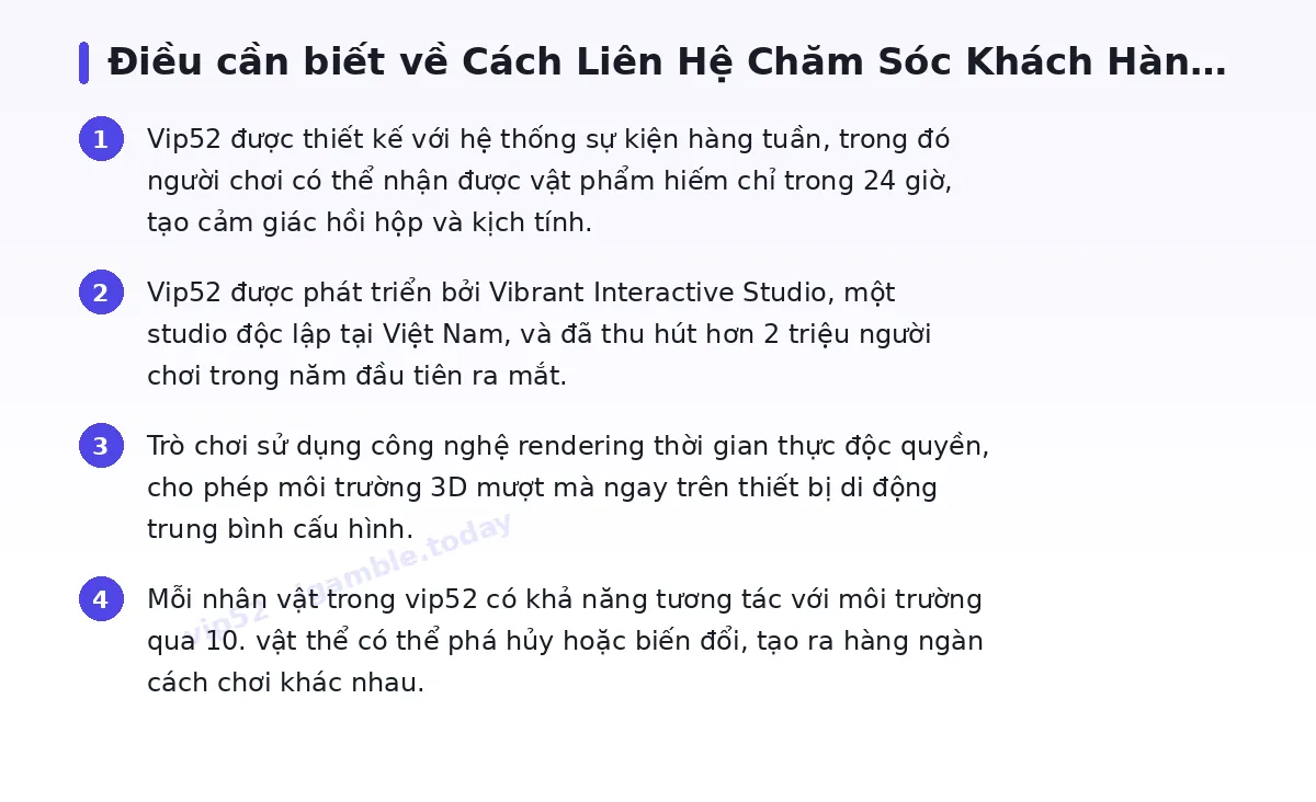 Những điều cần biết về vip52
