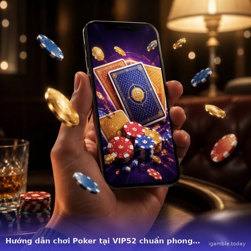 Hướng dẫn chơi Poker tại VIP52 chuẩn phong cách chuyên gia — vip52 · ảnh 1