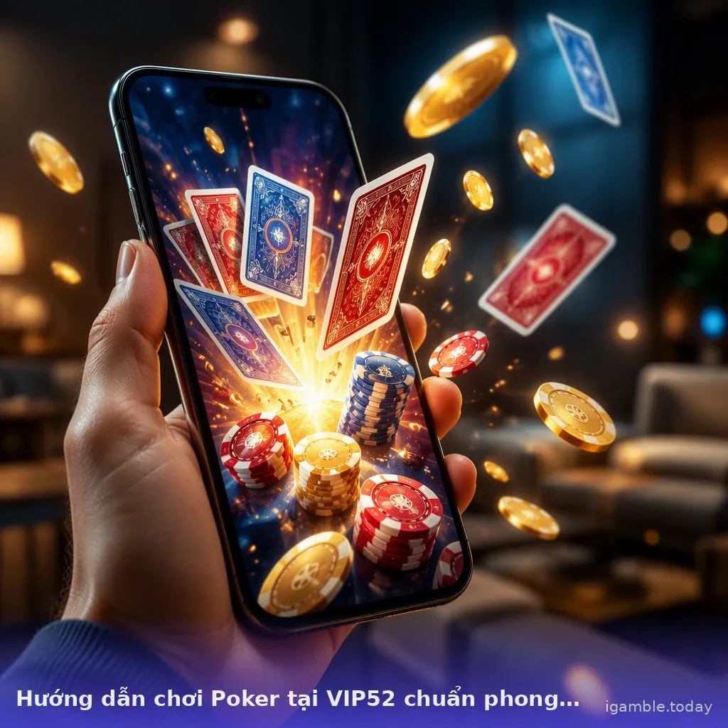 Hướng dẫn chơi Poker tại VIP52 chuẩn phong cách chuyên gia — vip52 · ảnh 2