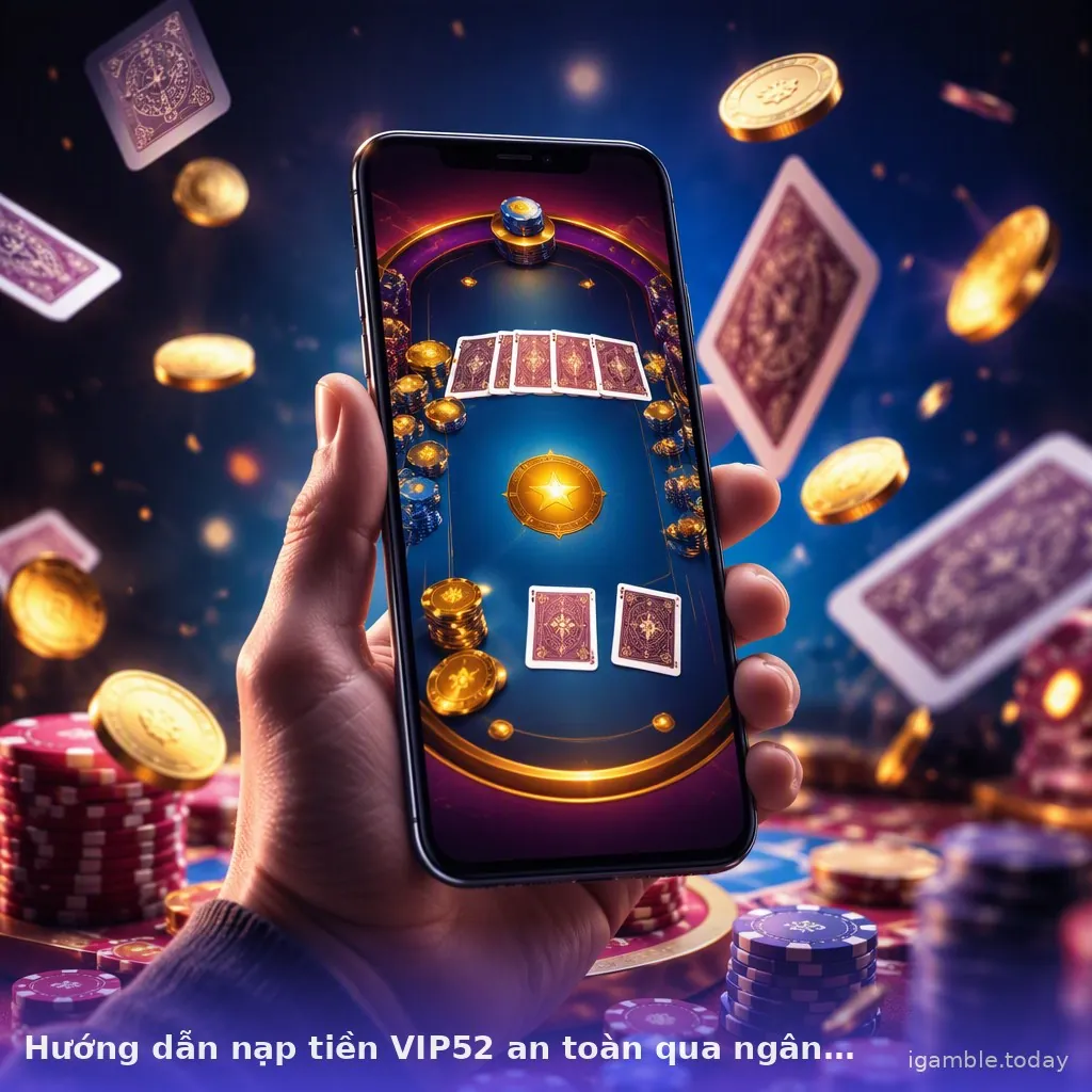 Hướng dẫn nạp tiền VIP52 an toàn qua ngân hàng, ví điện tử