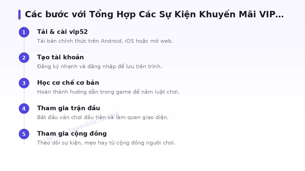 Các bước bắt đầu với vip52