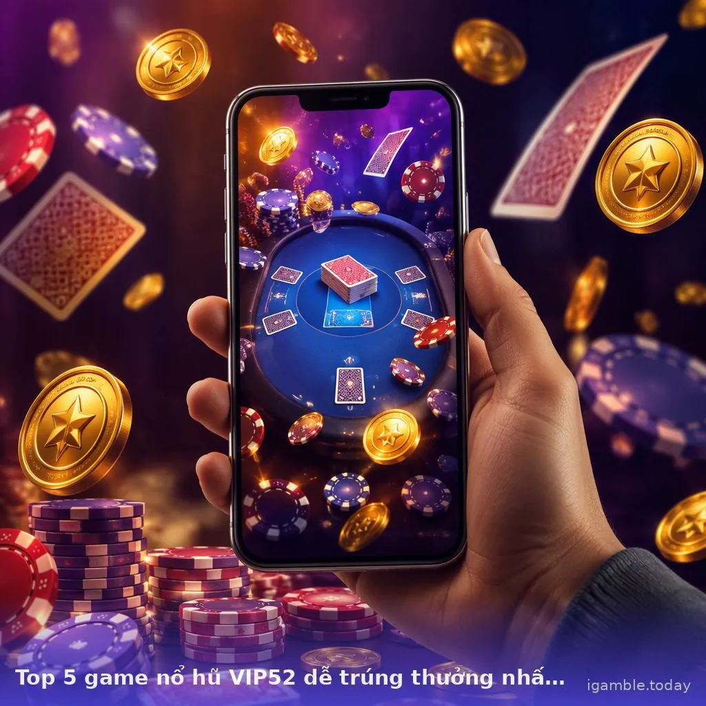 Top 5 game nổ hũ VIP52 dễ trúng thưởng nhất 2026