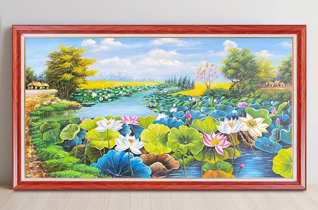 Tuyển tập 100+ ảnh vẽ cảnh đẹp quê hương ấn tượng