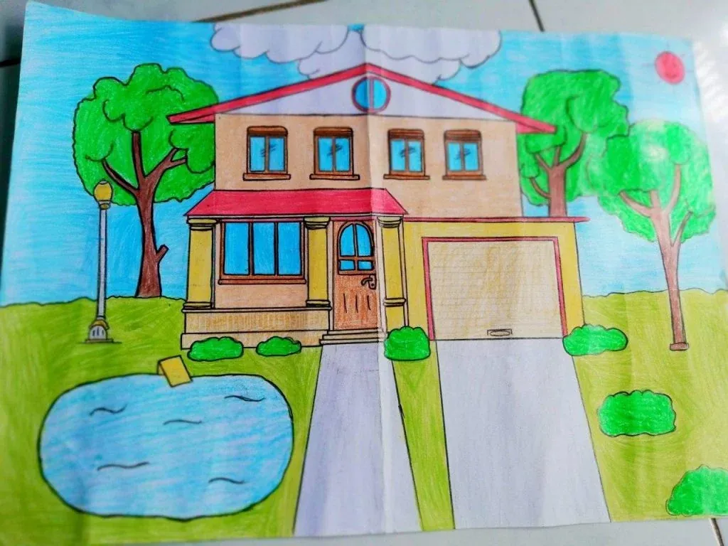 Vẽ ngôi nhà đẹp đơn giản: Tuyển tập 100+ ảnh tuyệt đẹp · ảnh 2
